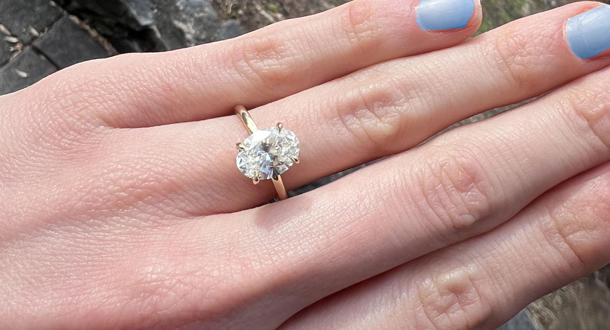 H Diamond Ring