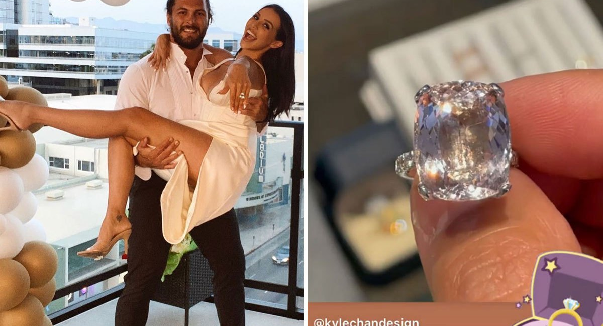 Scheana Shay and Brock Davies's Engagement ring 25k dollars worth