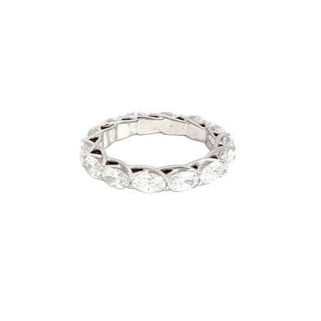 3.73Ct Diamond Eternity Band 14K White Gold (US Size: 7.00)