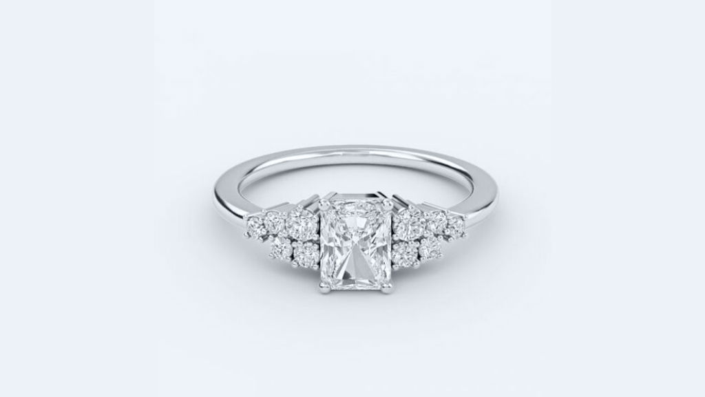 Cluster Engagement Ring Know How to Style and Care