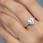 Heart Shaped Engagement Ring