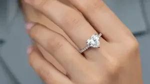 Heart Shaped Engagement Ring