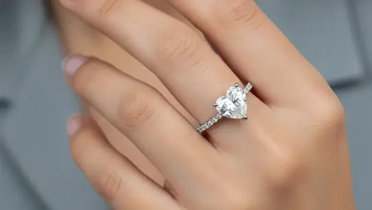 Heart Shaped Engagement Ring