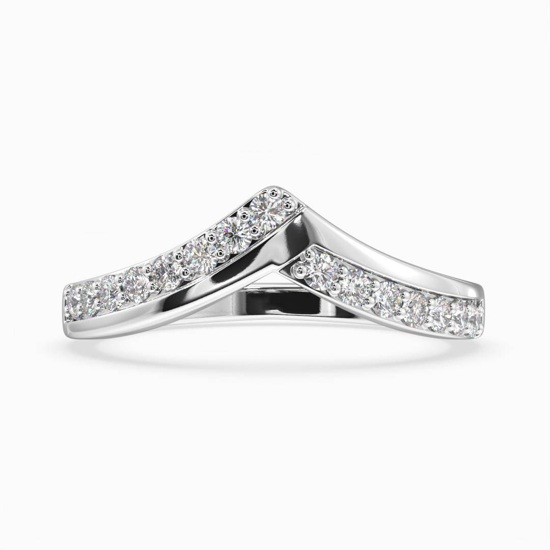 Classic Shaped Diamond Wedding Ring