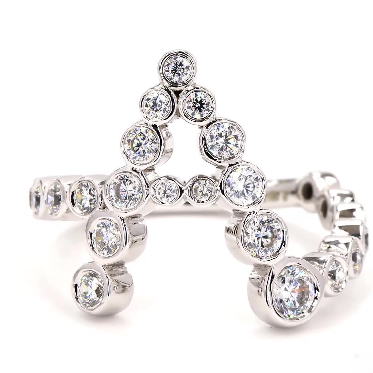 INITIAL A 925 Sterling Silver Band