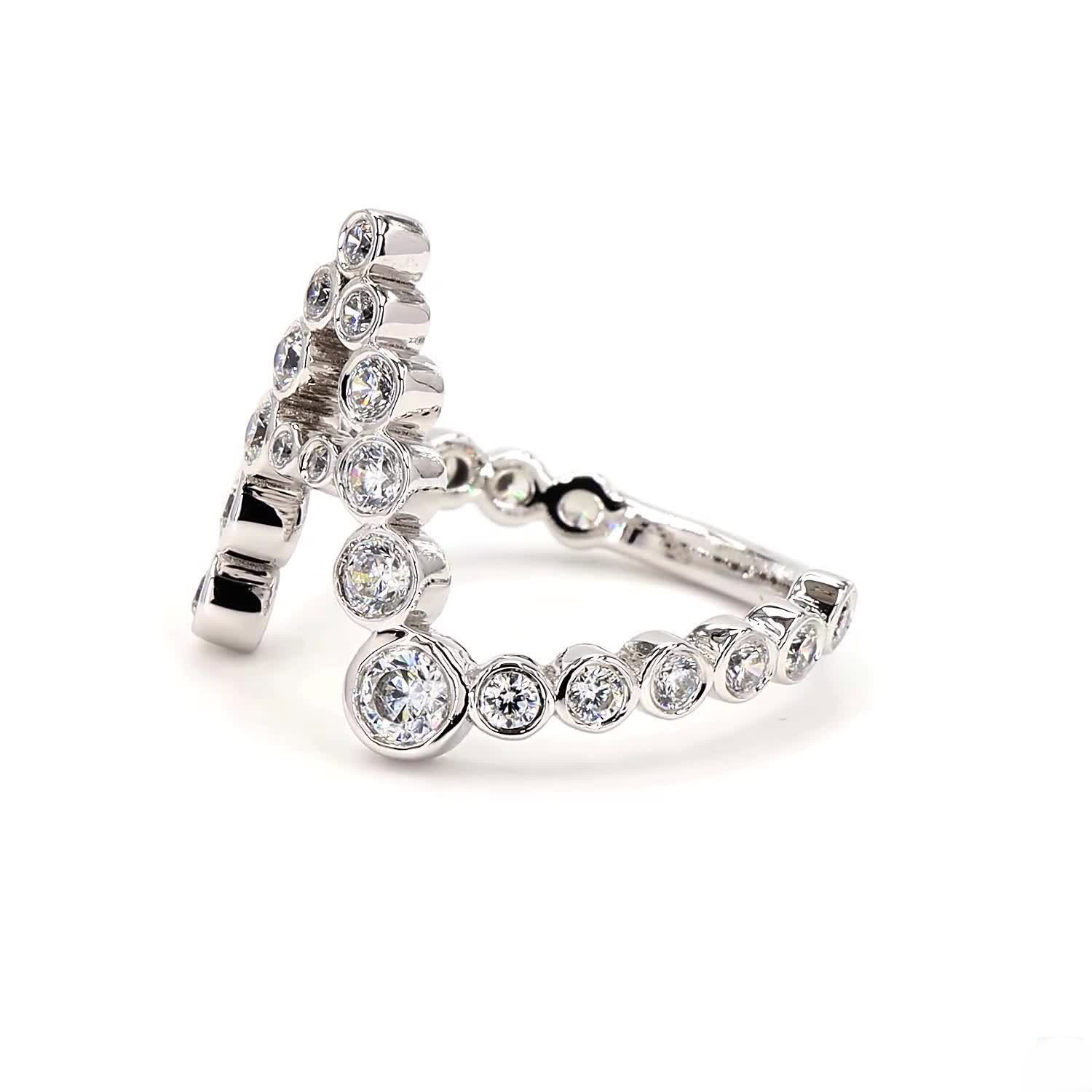INITIAL A 925 Sterling Silver Band