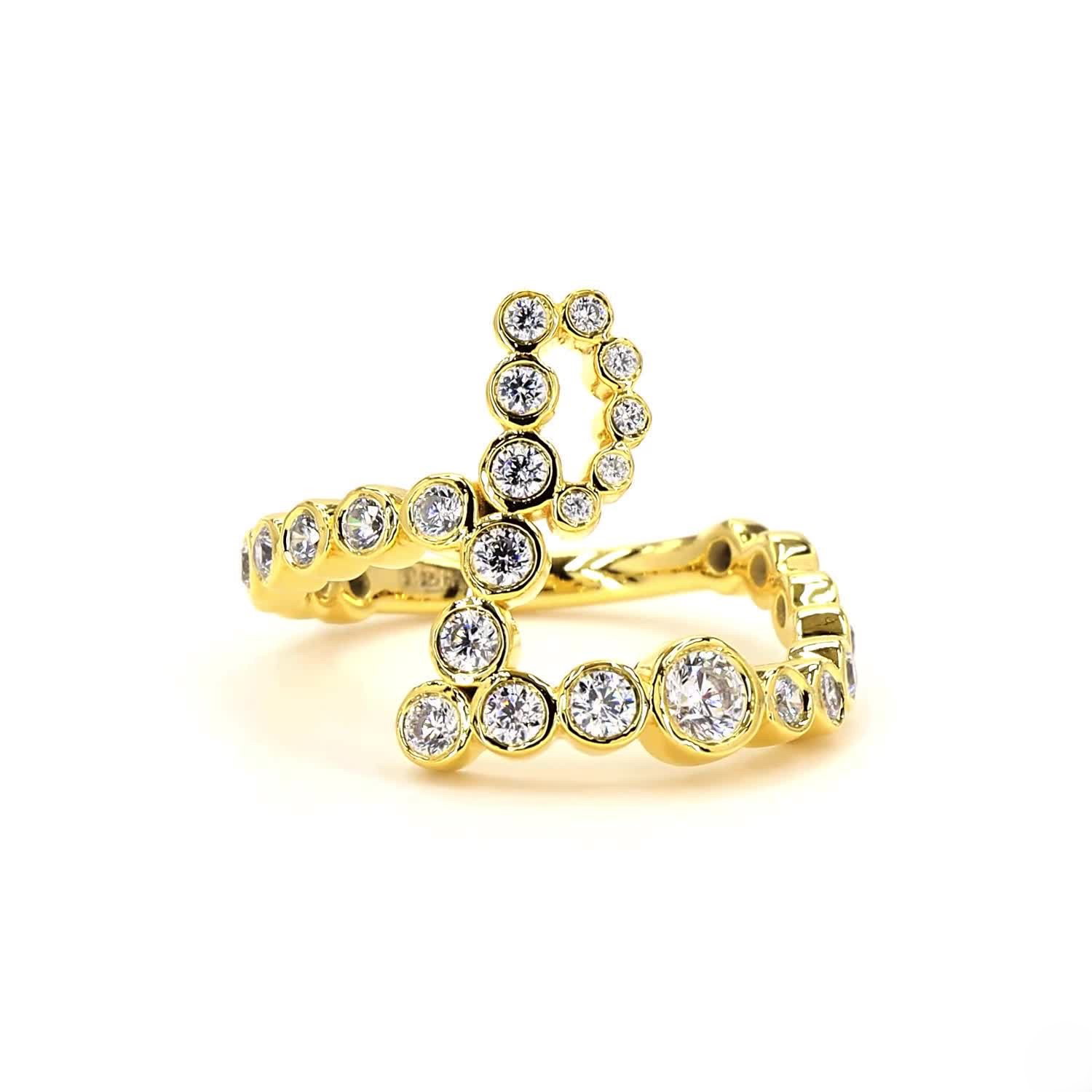 INITIAL L 925 Sterling Silver Band