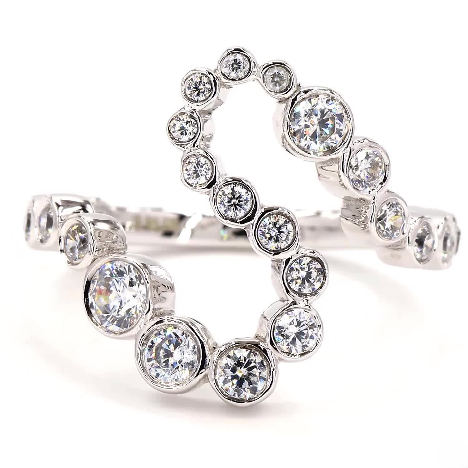 INITIAL S 925 Sterling Silver Band