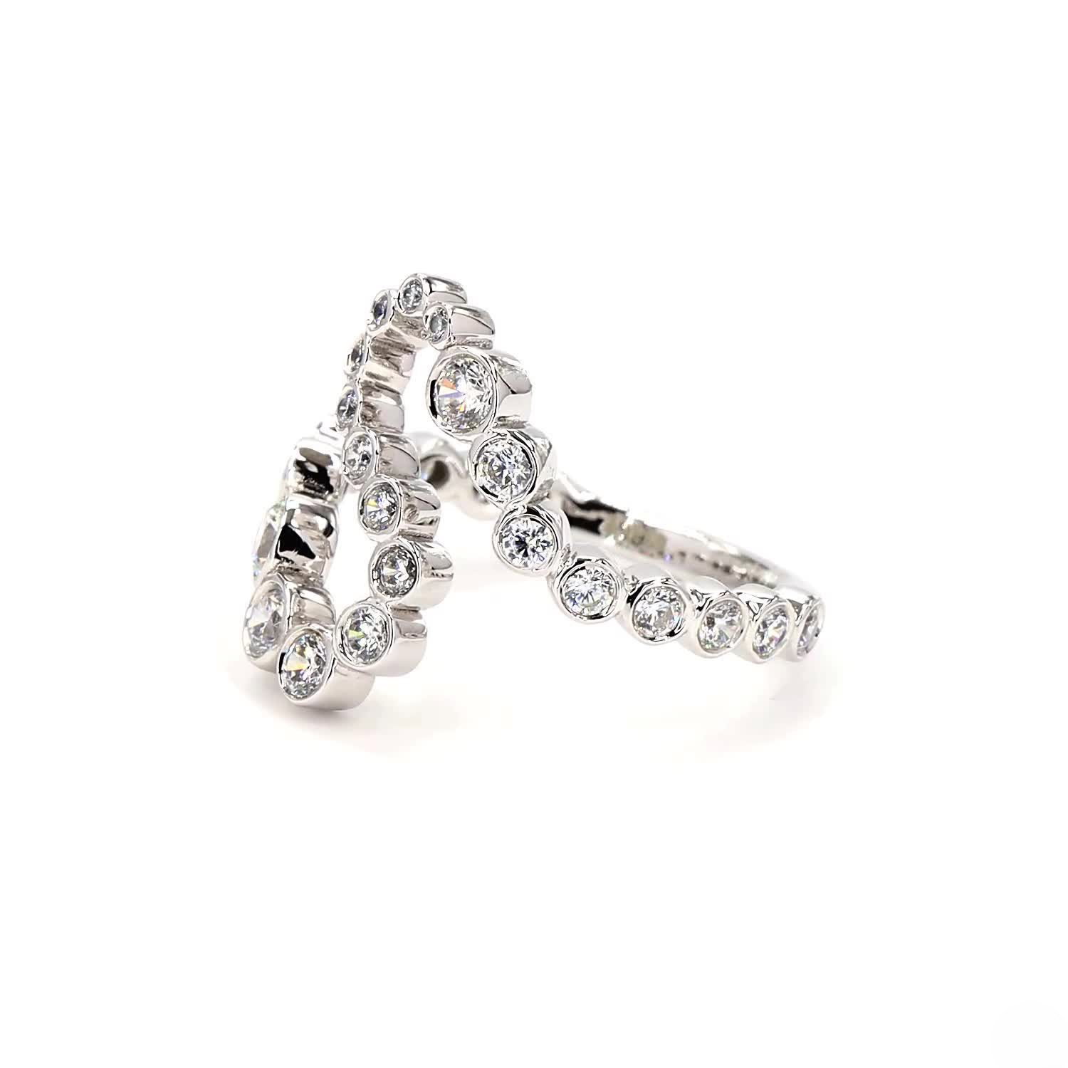 INITIAL S 925 Sterling Silver Band