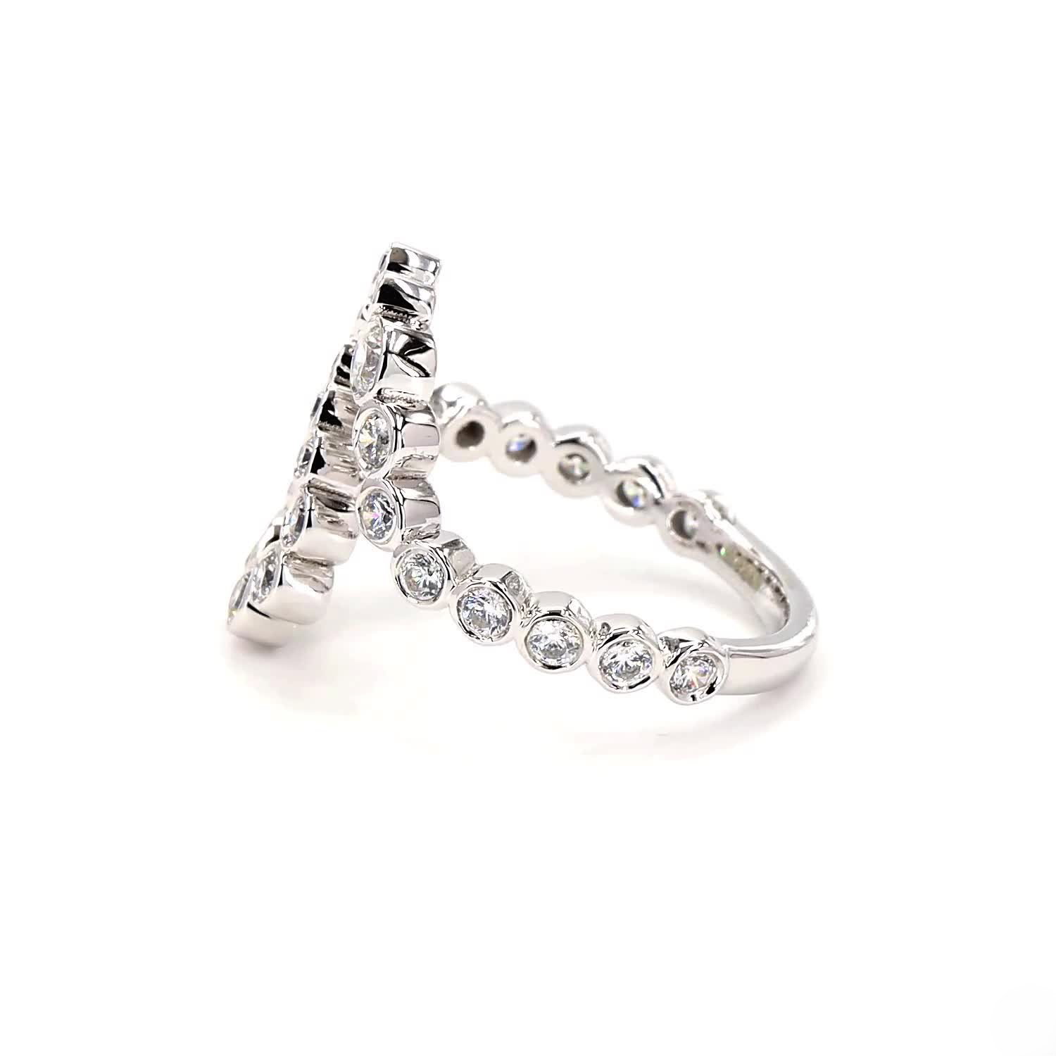 INITIAL S 925 Sterling Silver Band