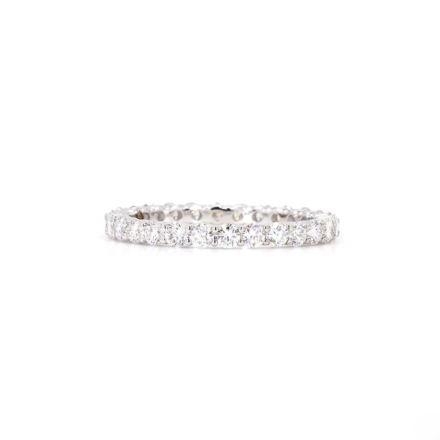 Round Lab Grown Diamond Wedding Ring In 14K Yellow Gold