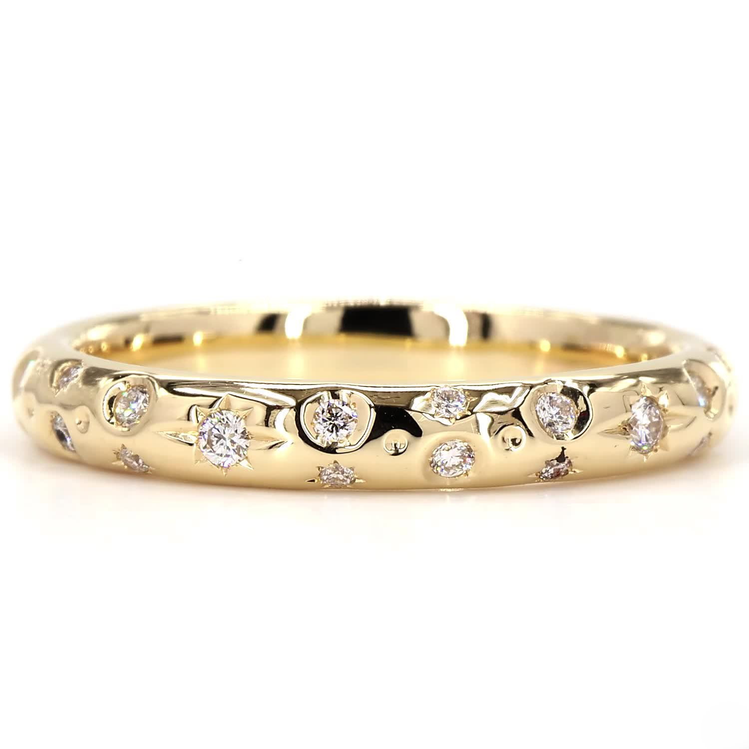 Twinkle Band In 14K Yellow Gold