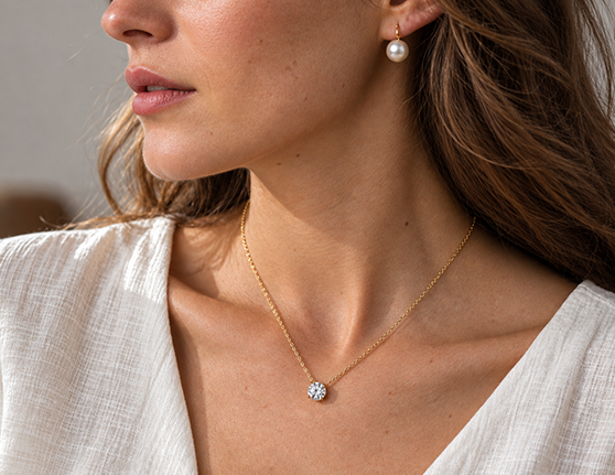 Lab Diamond Pendants