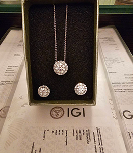 Round Cut Lab Grown Diamond Halo Pendant
