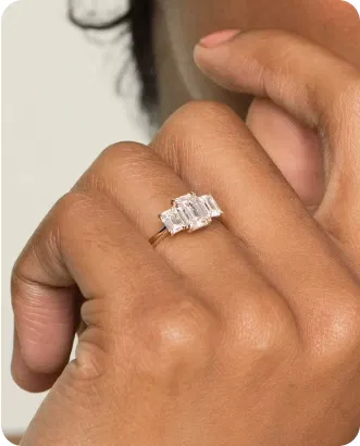 three stone ring